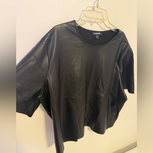 Express Elegant Black Blouse XL - Picture 2 of 4